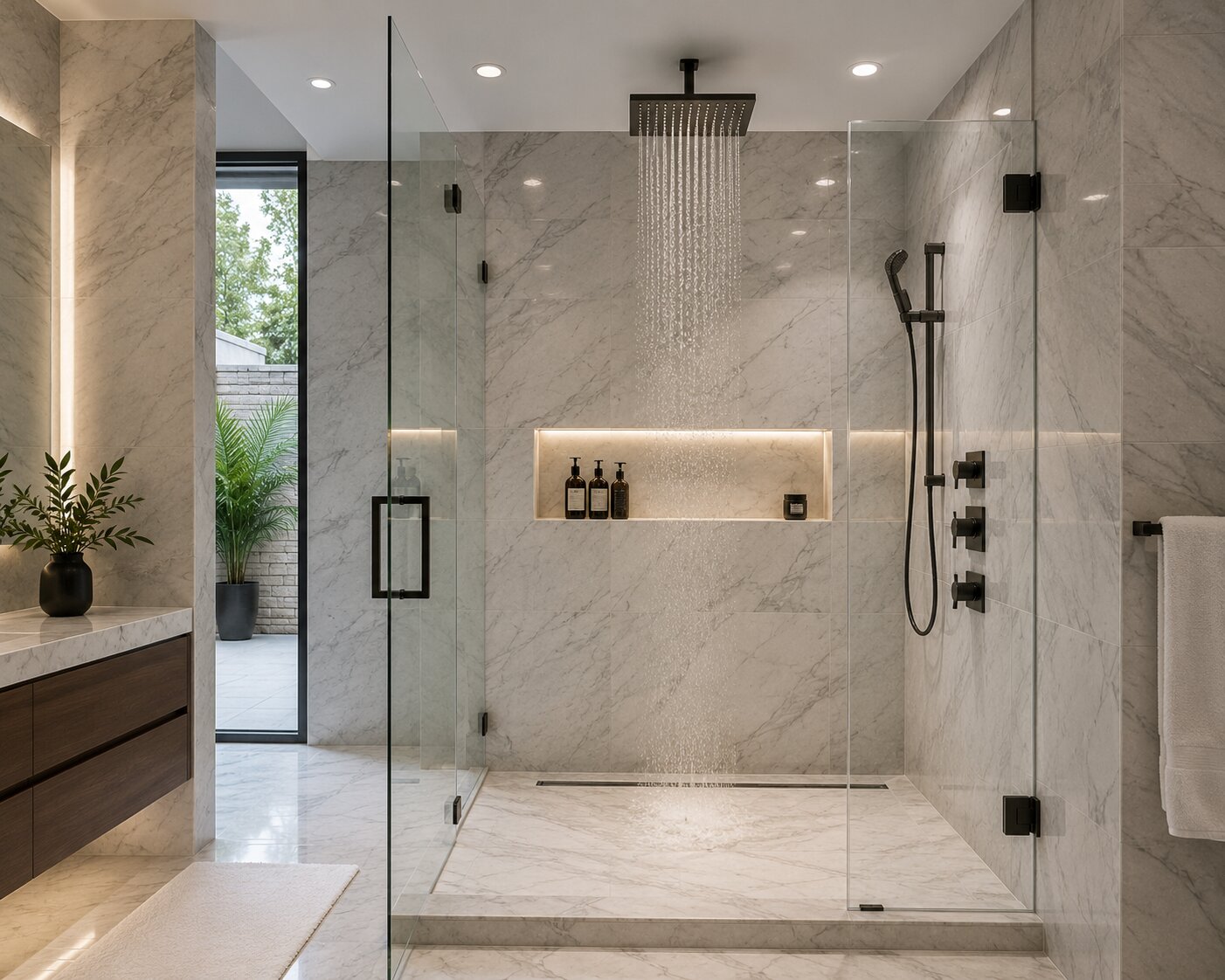 Walk-in shower conversion