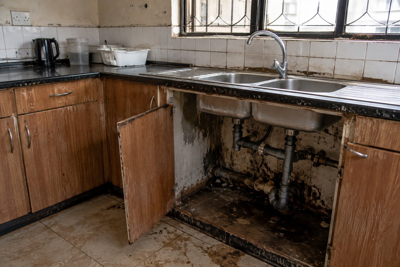 Westlands Kitchen Line Upgrade Before